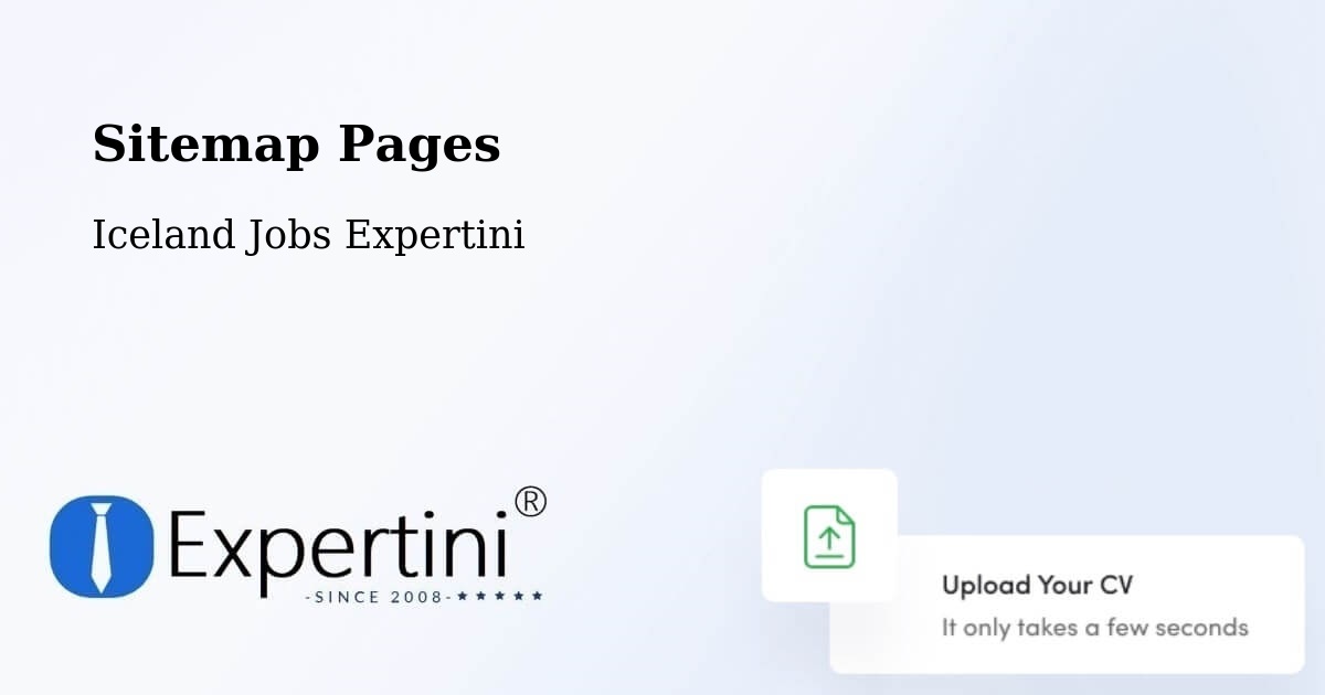 Sitemap Pages - Strandabyggð - Iceland Jobs Expertini